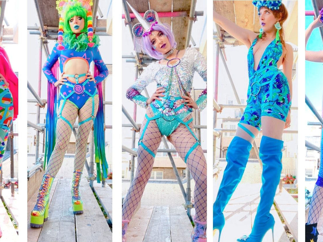 Style One Piece: Rosie Styles A Leg Harness 5 Ways