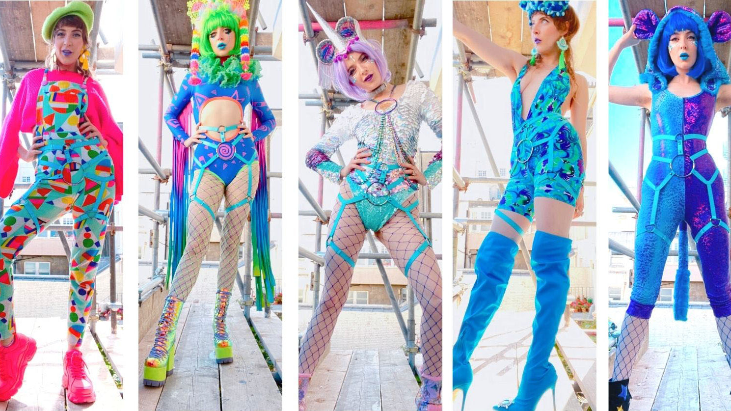 Style One Piece: Rosie Styles A Leg Harness 5 Ways