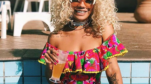 From beach to club! Wearing your L.O.M.  for all your summer fun!