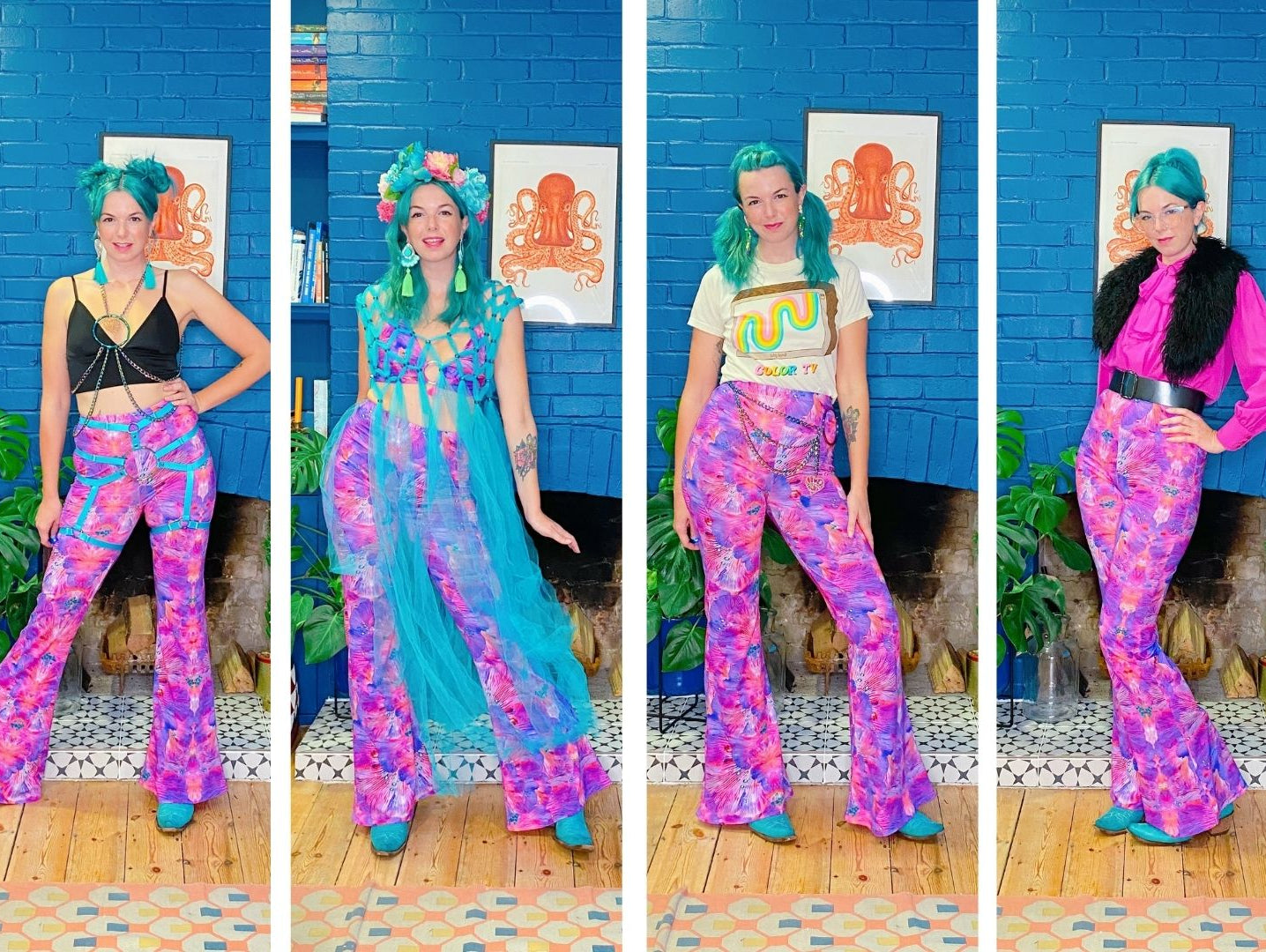 STYLE ONE PIECE - LOUISE STYLES Forest Of Dreams Flares (and Lounge Trousers)