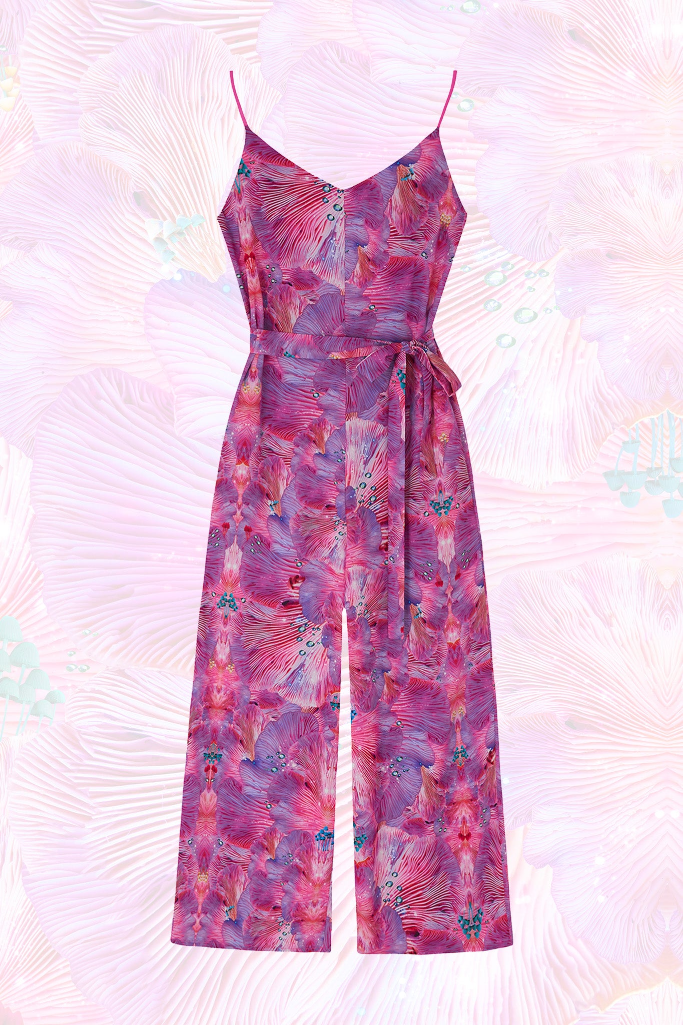 Forest of Dreams Pink Print Jumpsuit