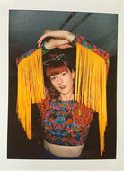 Polaroid picture of Folklorico lycra crop top